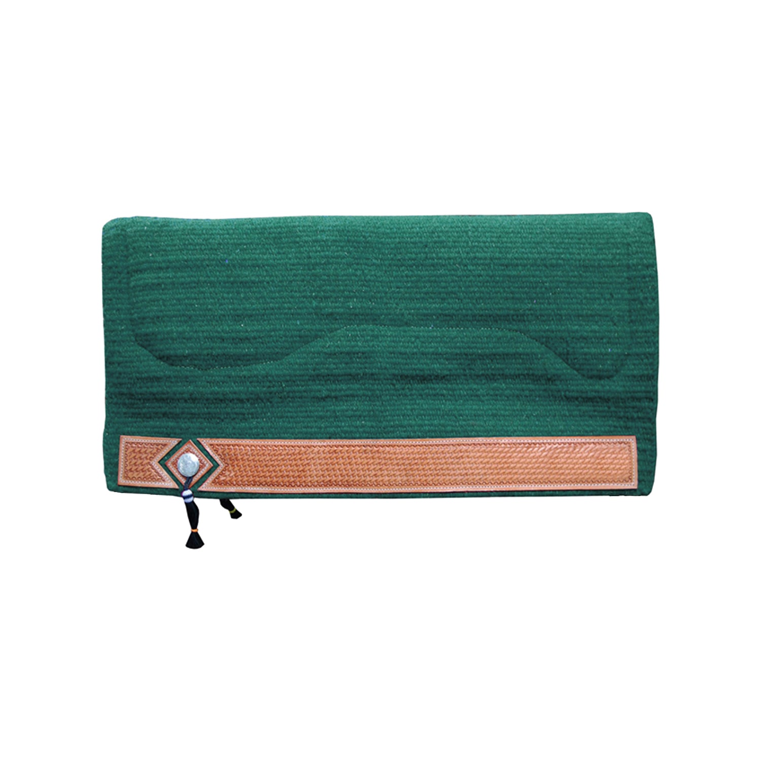 Pool's sottosella western show alpaca basket - Colore GREEN