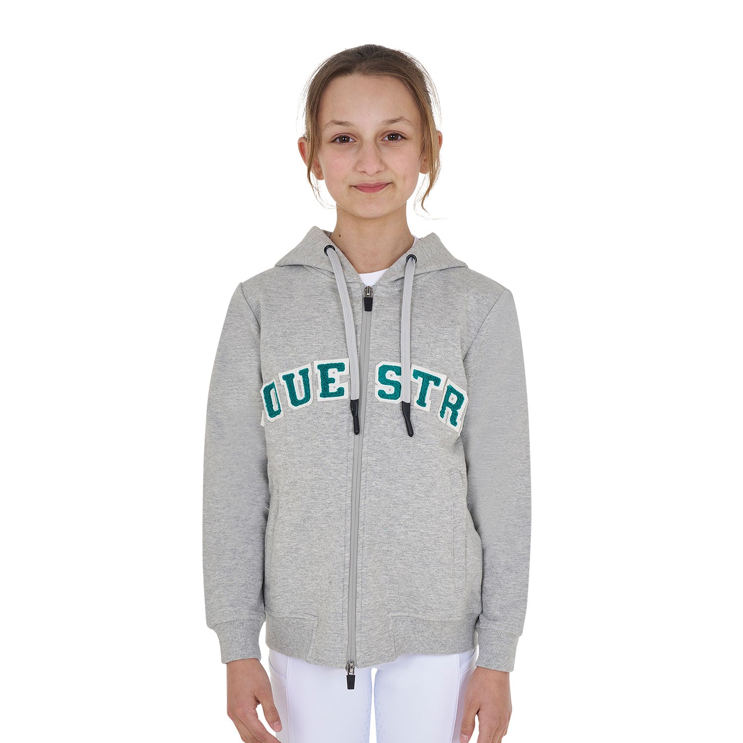 Equestro kid's sponge stitch hoodie - neutra