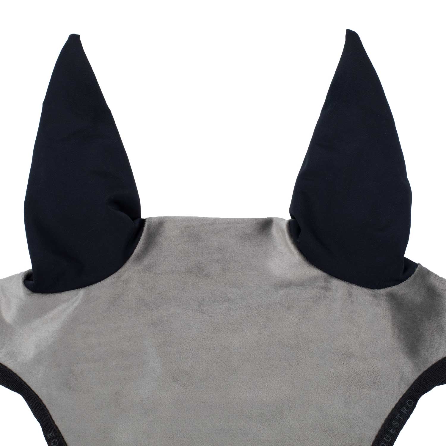 Equestro velvet fly veil - Colore GREY/BLACK