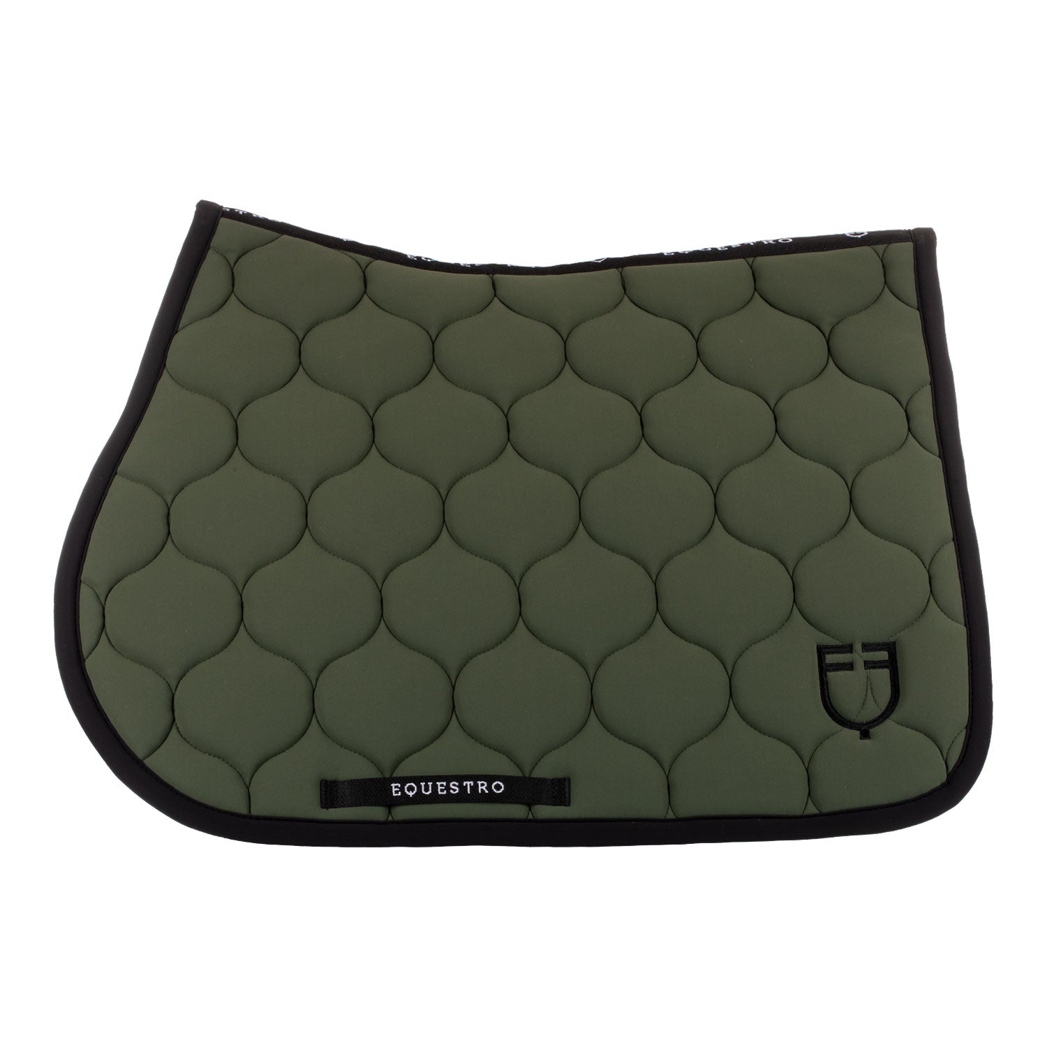 Equestro jumping saddle pad onion jersey black line edition - Colore DUFFEL BAG (19-0415)