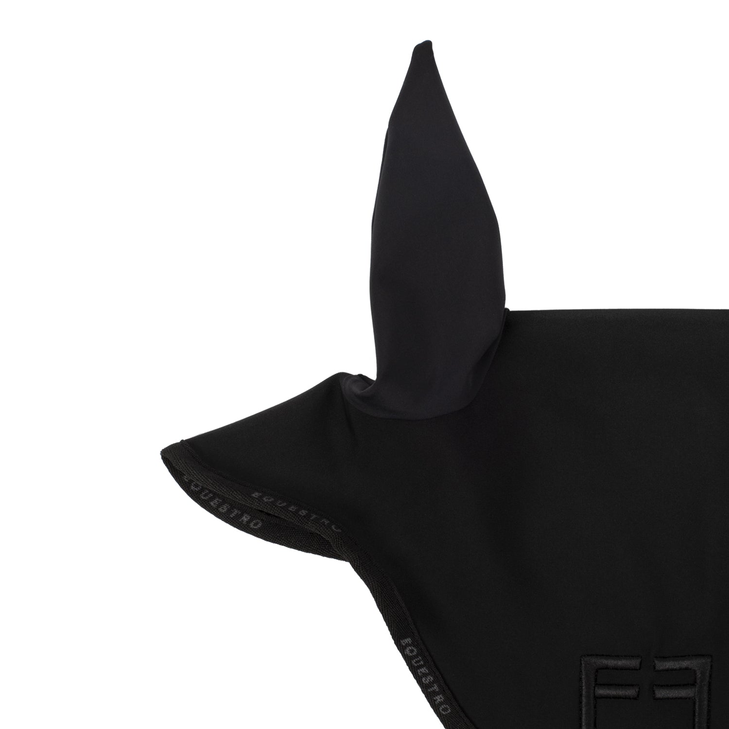 Equestro cuffietta modello gp con logo - Colore BLACK/BLACK