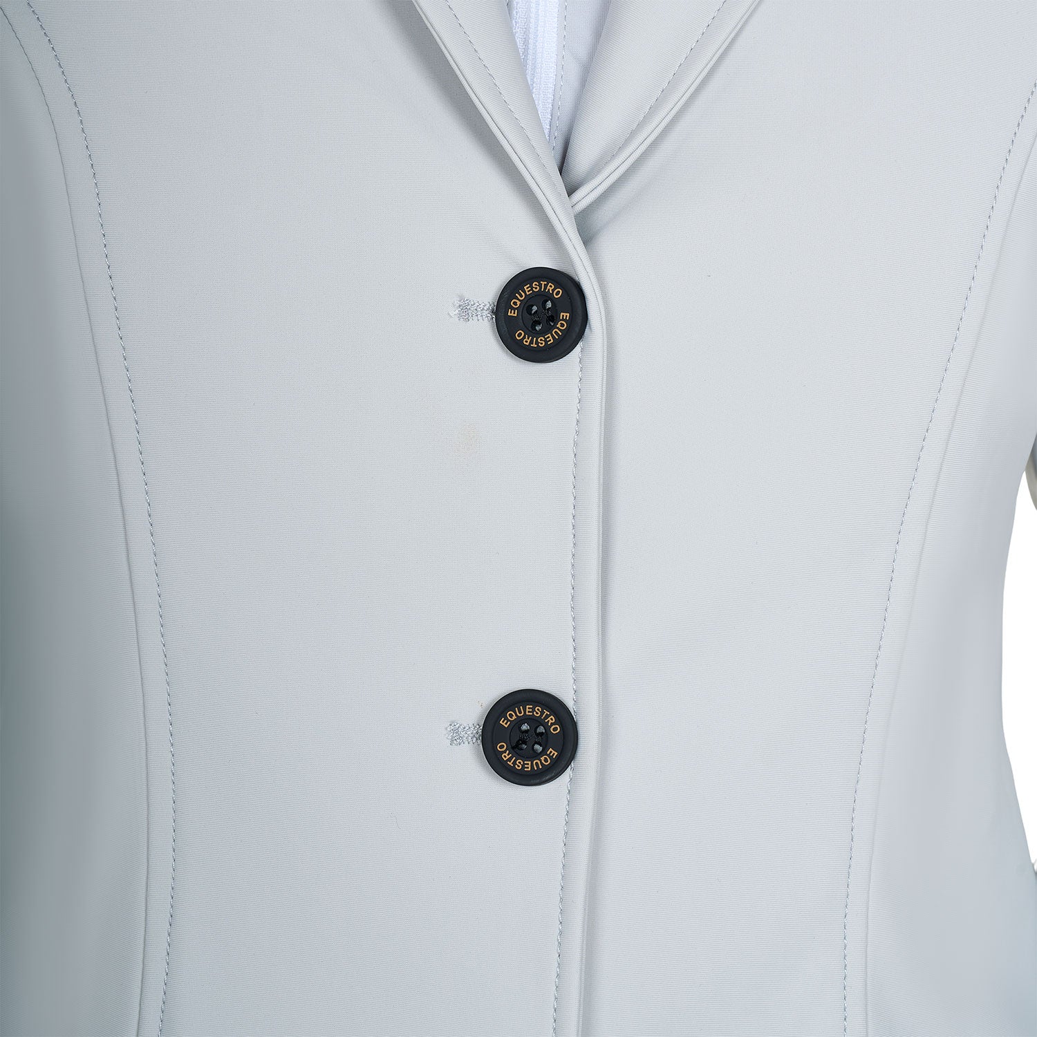 Equestro women's girasol competition riding jacket - Colore HARBOR MIST (14-4202)