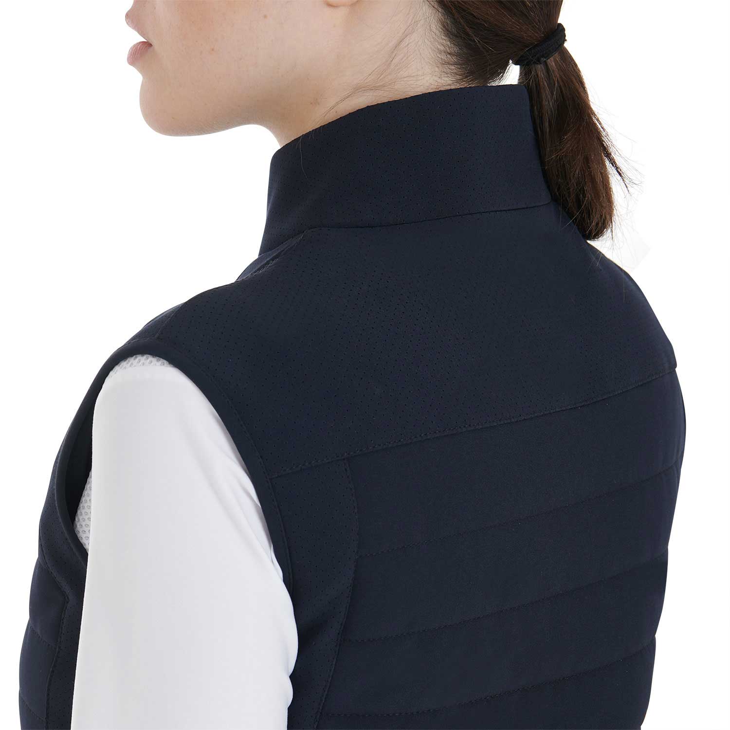 Equestro smanicato equestro donna in tessuto tecnico modello kemi - Colore NAVY