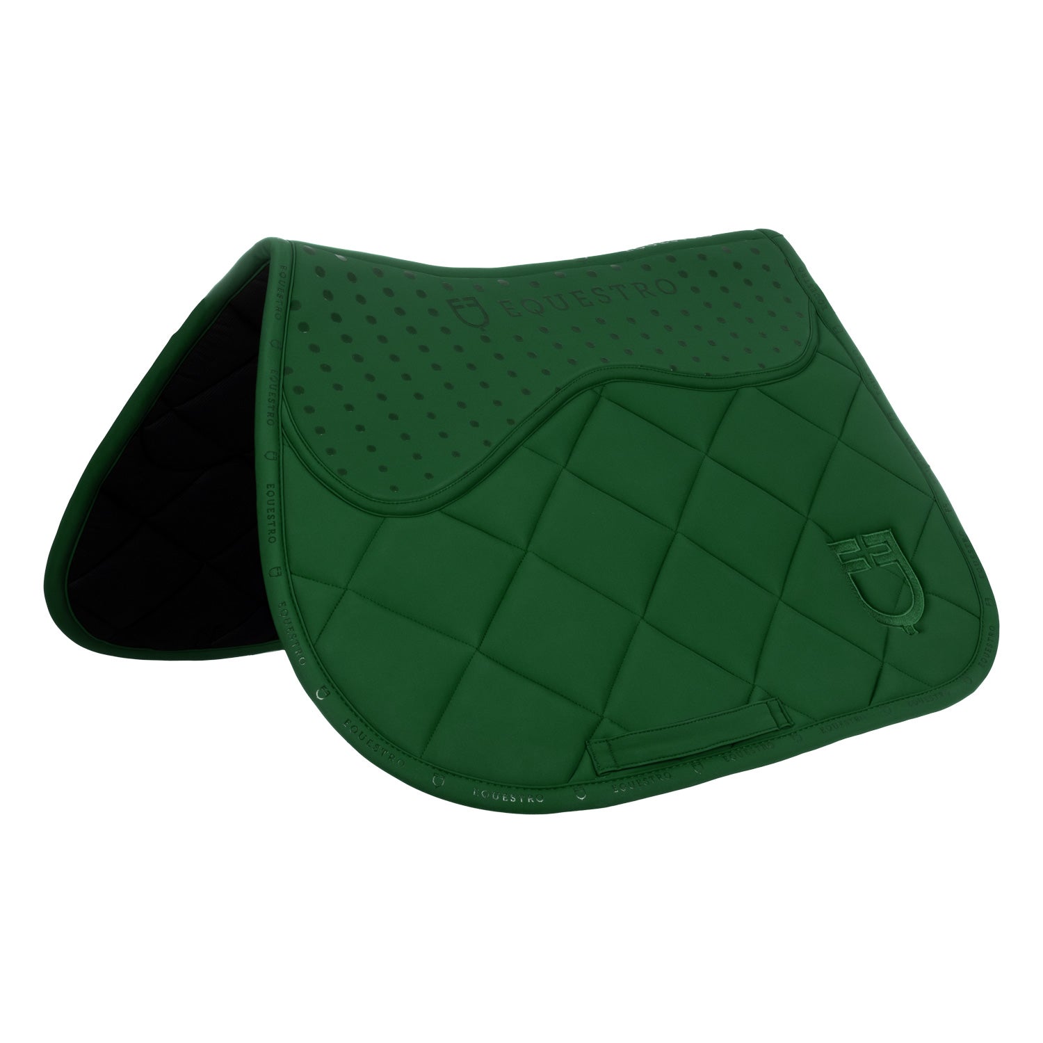 Equestro silica plus jumping saddle pad - Colore 19-6311 GREENER PASTURES
