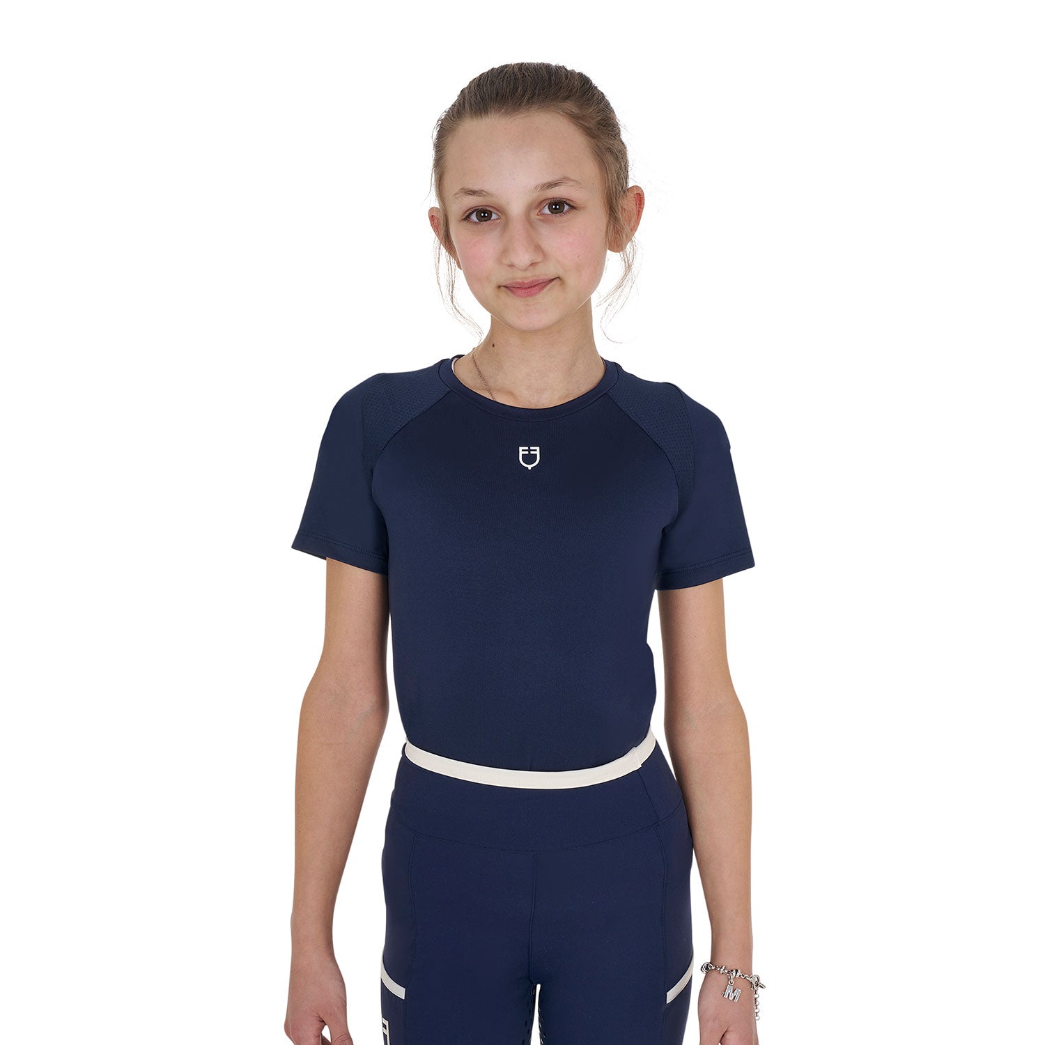 Equestro technical junior training t-shirt - neutra