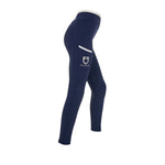 Equestro girl's perforated hybrid training leggings - Colore NAVY BLAZER (19-3923)