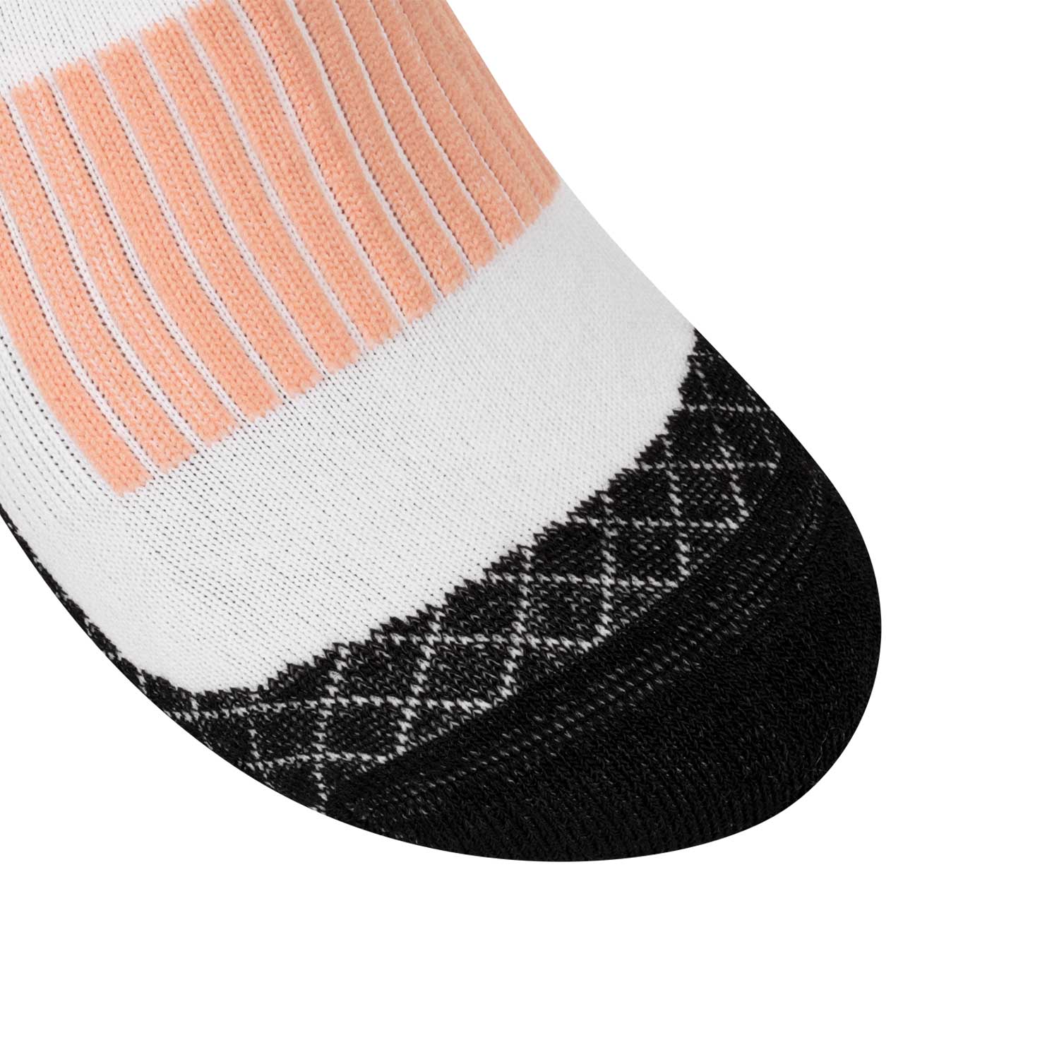 Equestro unisex carbon sock - Colore BLACK/WHITE/PINK