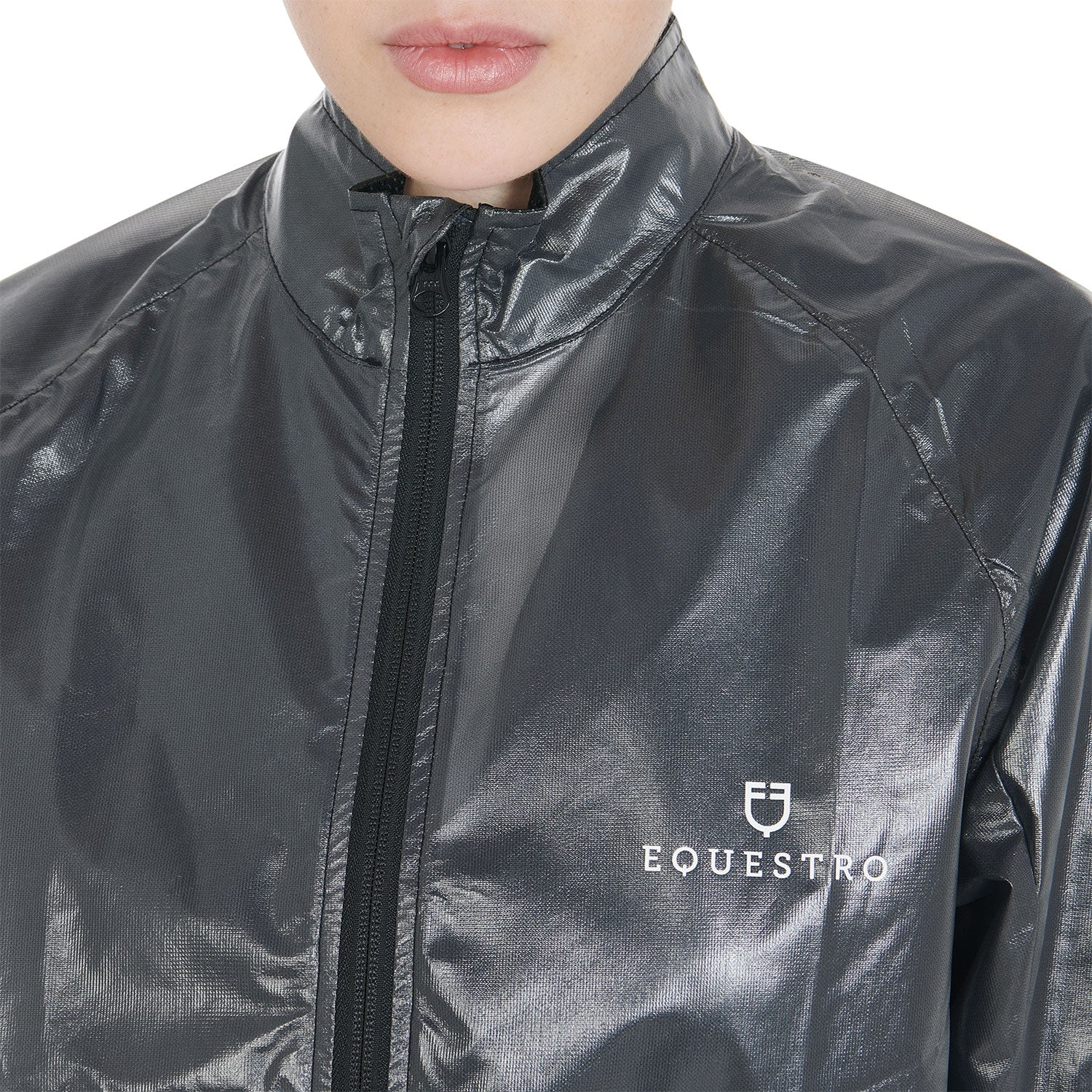 Equestro giacchetto impermeabile sopragiacca - Colore BLACK