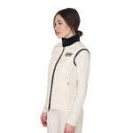 Equestro women's jersey+scuba technical vest - Colore ANTIQUE WHITE (11-0105)