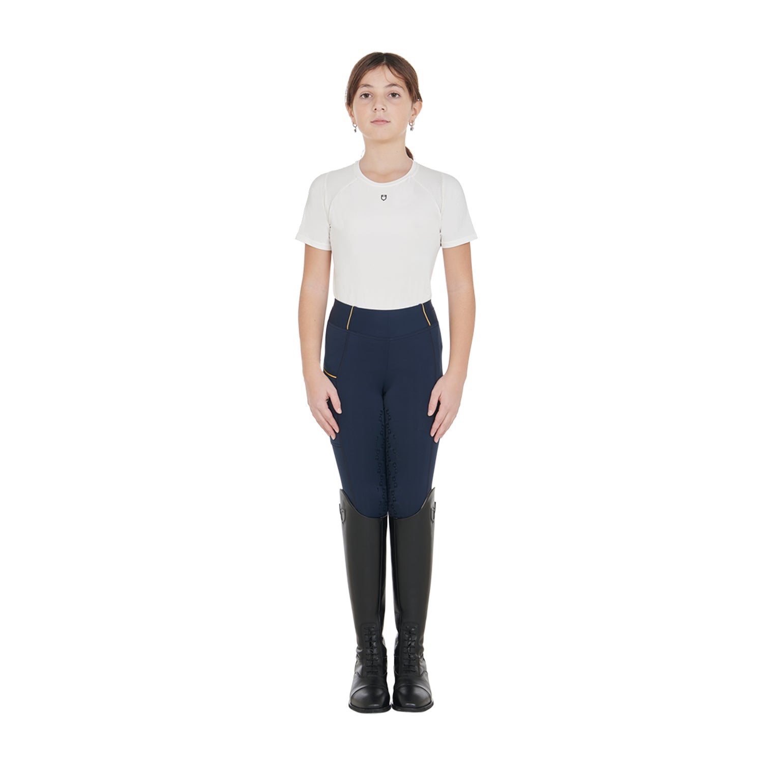 Equestro junior ss22 leggins - Colore NAVY