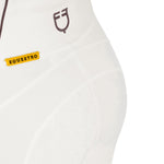 Equestro woman classic leggings - Colore ANTIQUE WHITE (11-0105)/MARRON (18-1415)