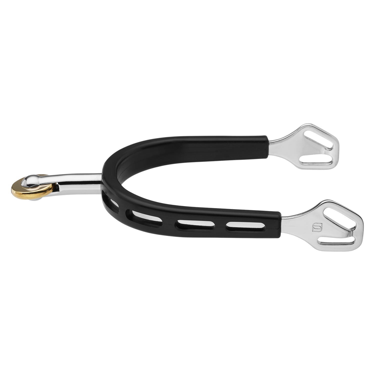 Sprenger spurs ultra fit extra grip,  st.st. 35mm w.cf.roller horiz. - neutra