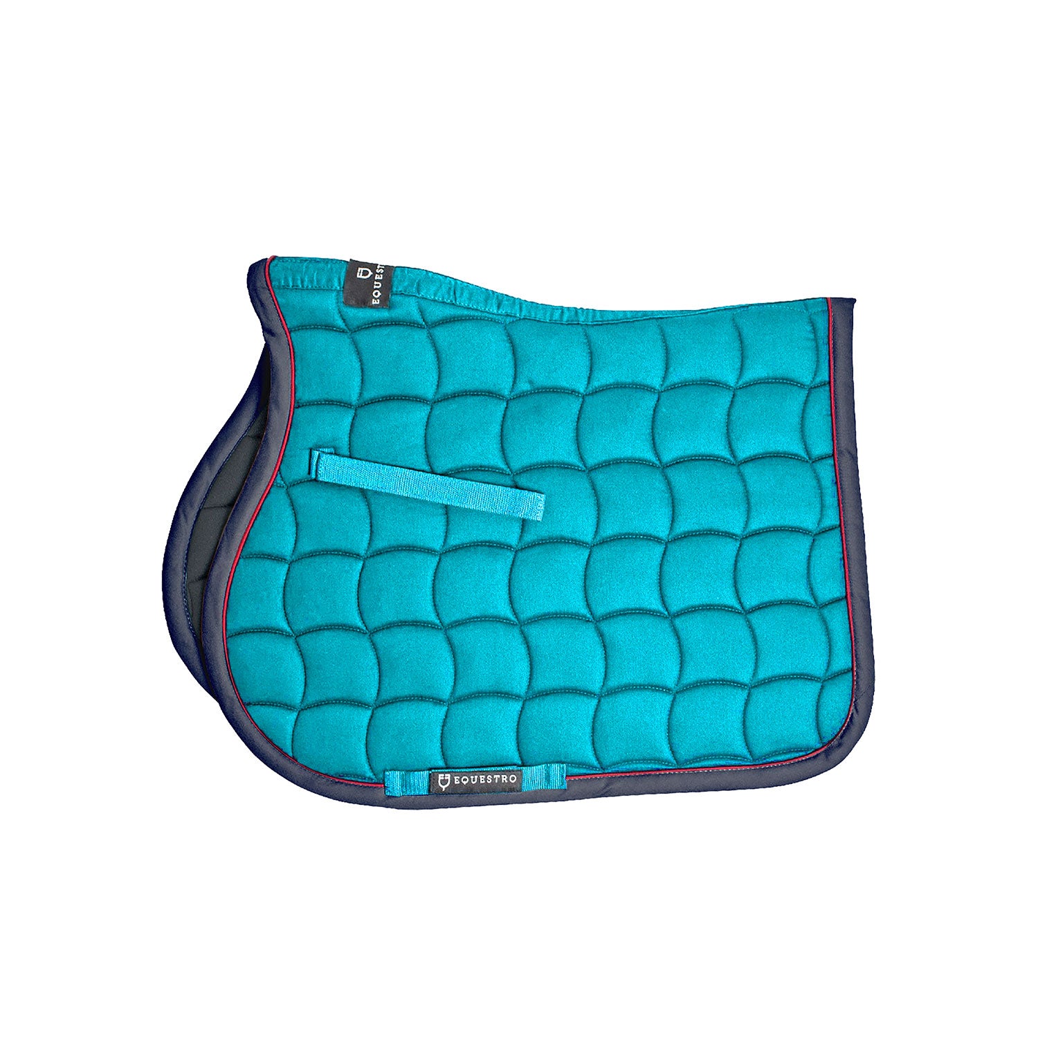 Equestro sottosella red trim - Colore TURQUOISE/RED/NAVY