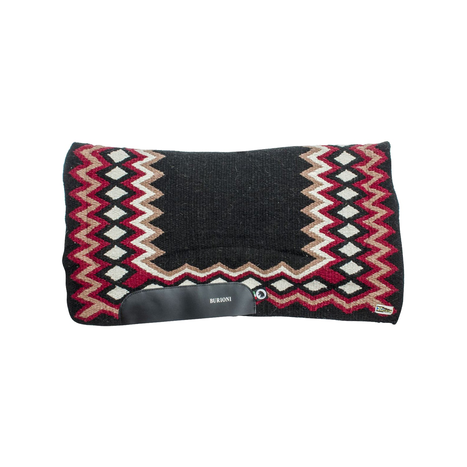 Burioni sottosella show navajo garrese sagomato - Colore BLACK/RED/SAND