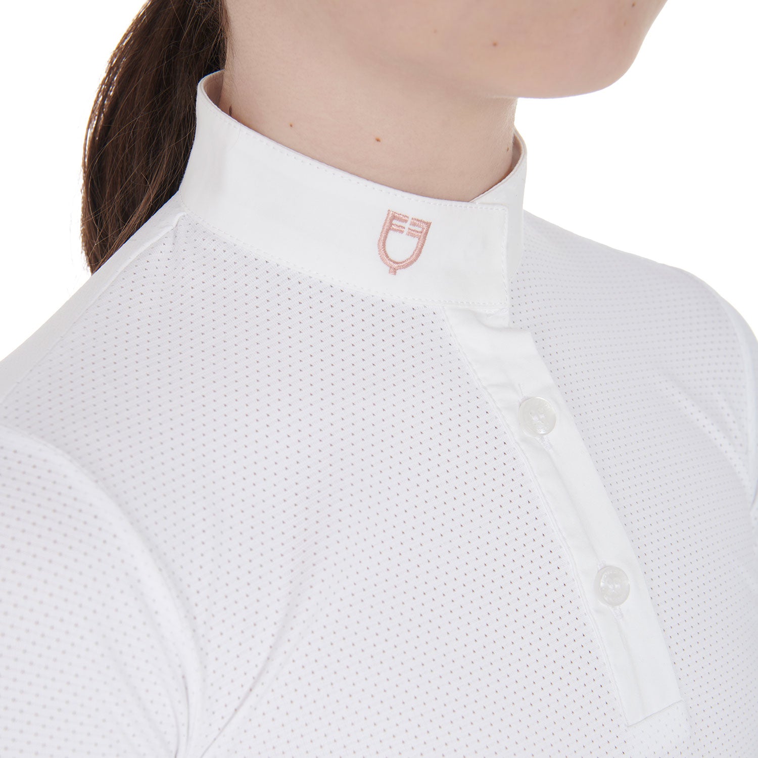 Equestro polo bimba manica corta modello clara - Colore WHITE