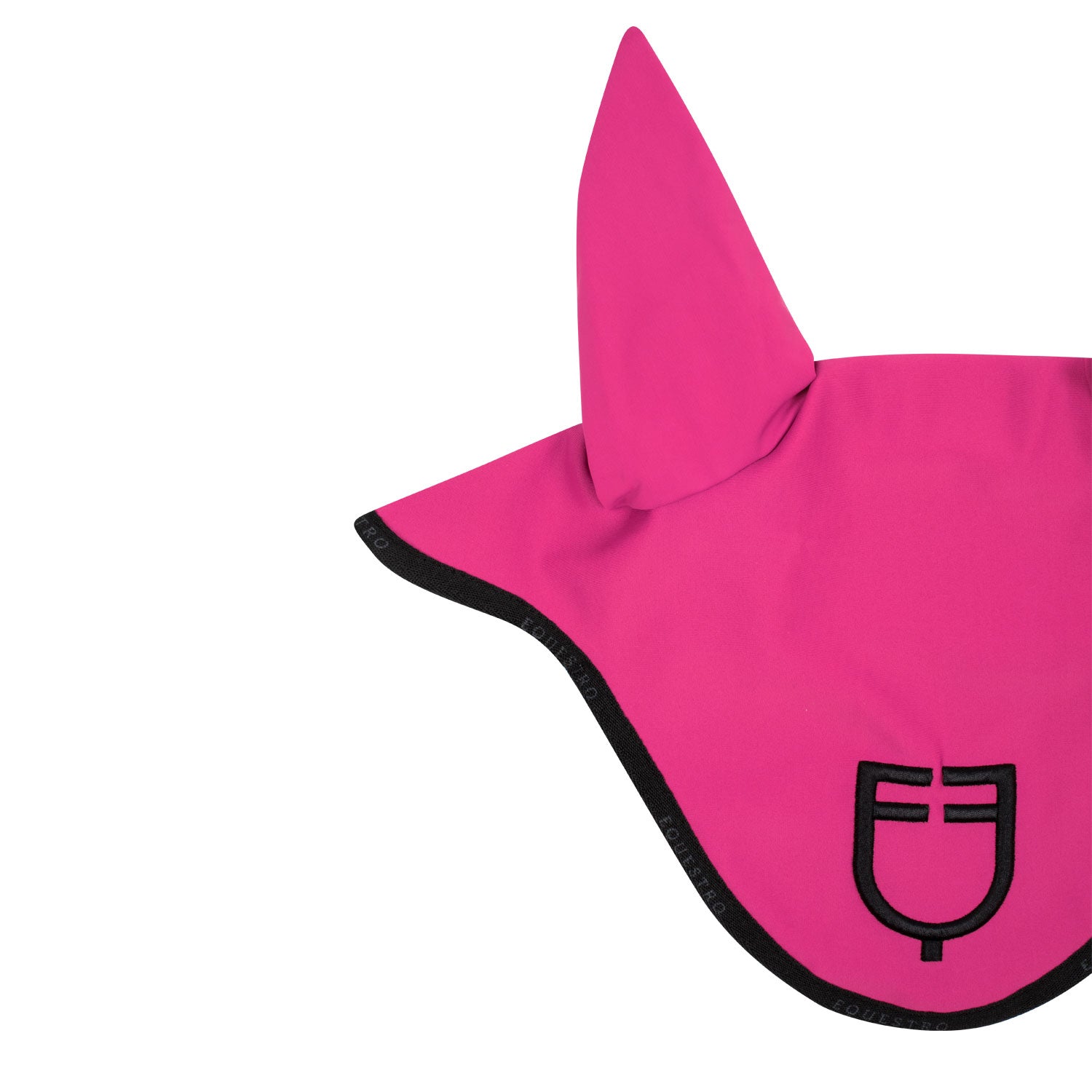 Equestro cuffietta modello gp con logo - Colore FUCSIA/BLACK