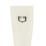 Equestro unisex light basic sock - Colore ANTIQUE WHITE (11-0105)/BLACK