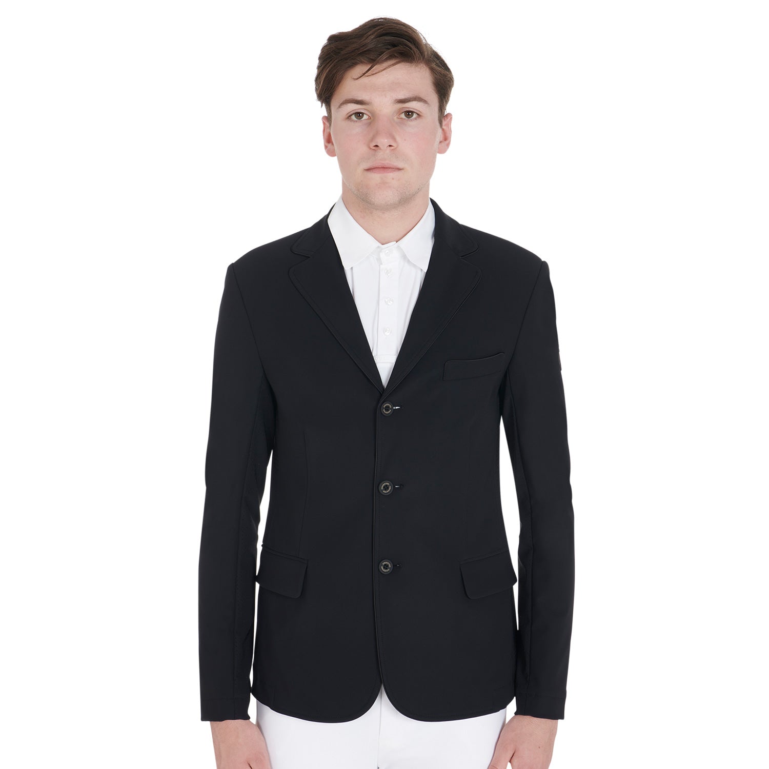 Equestro technical man riding jacket 1/2 mesh - neutra