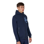 Equestro men's winter eq full zip hoodie - Colore NAVY BLAZER (19-3923)