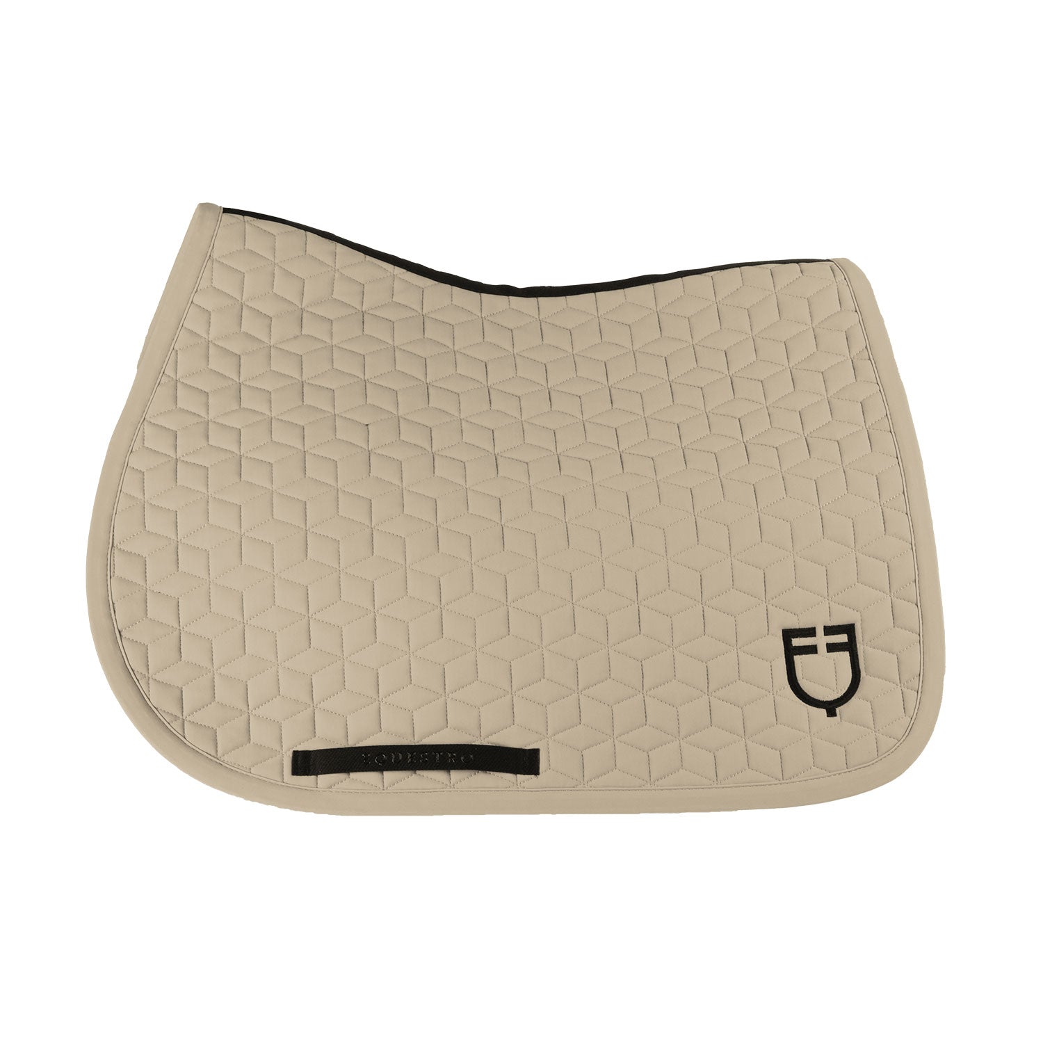 Equestro cube quilting jumping saddle pad - Colore OXFORD TAN (15-1306)