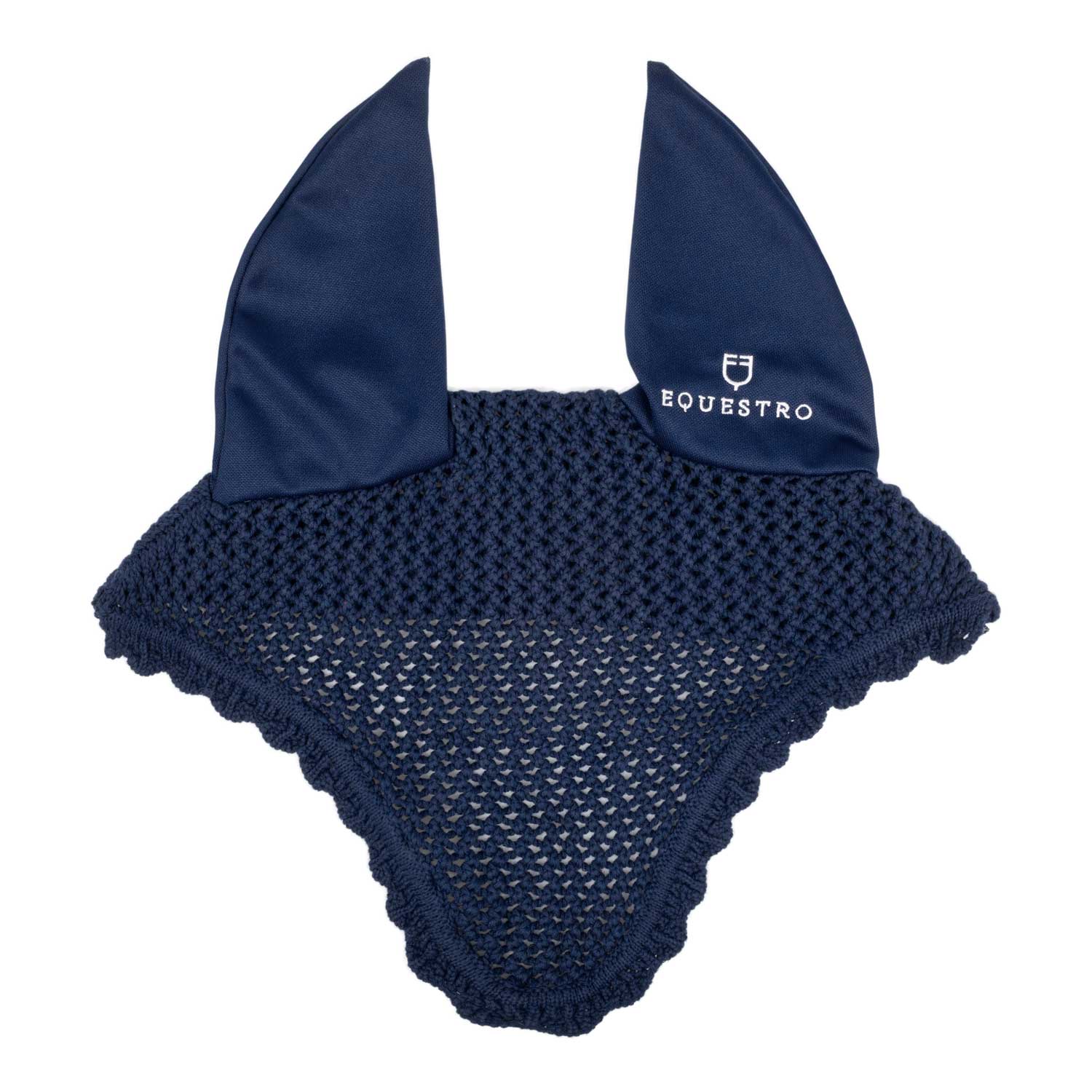 Equestro cuffietta cotone c/orecchie elasticizzate - Colore NAVY