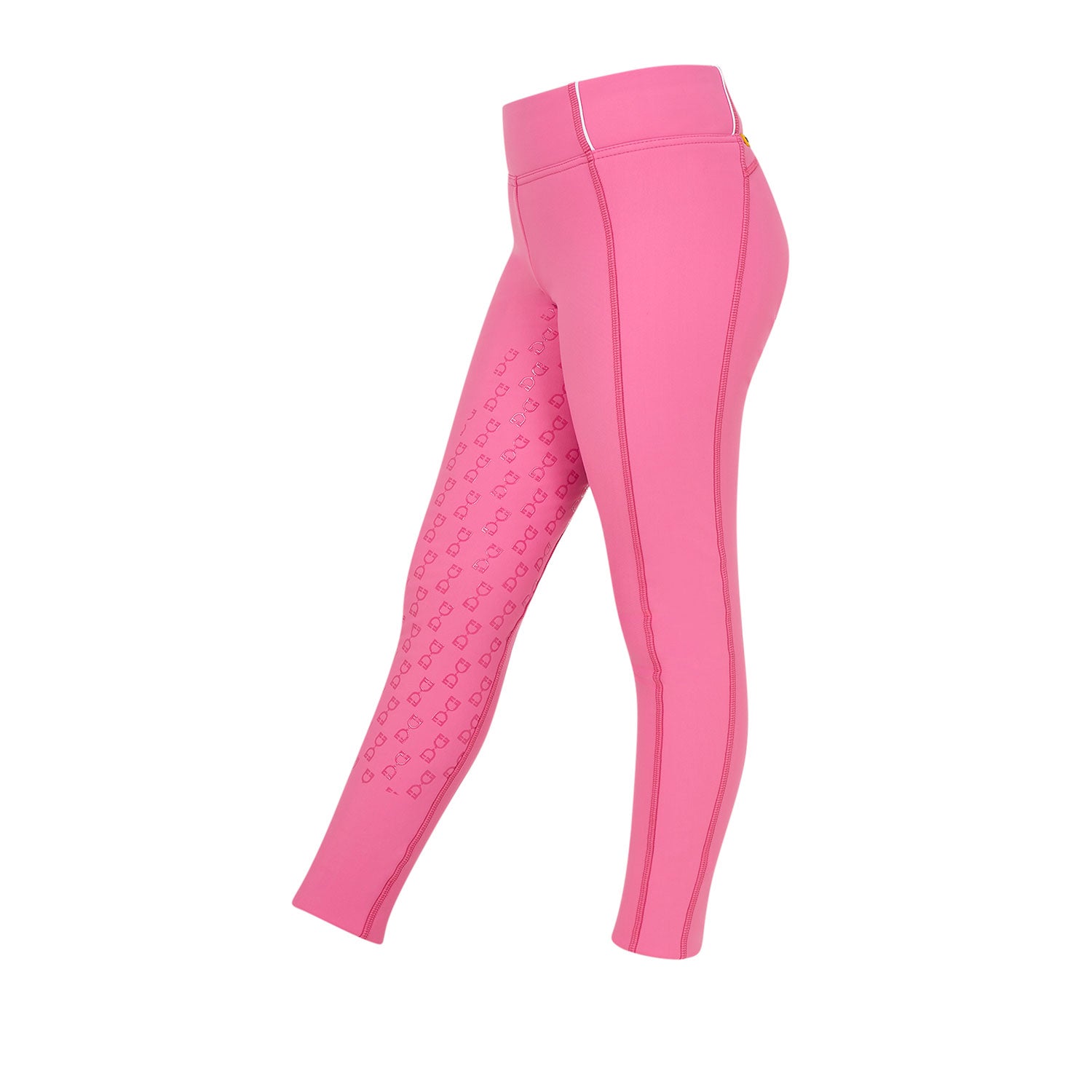 Equestro girl's fleece lining classic leggings - Colore CHATEAU ROSE