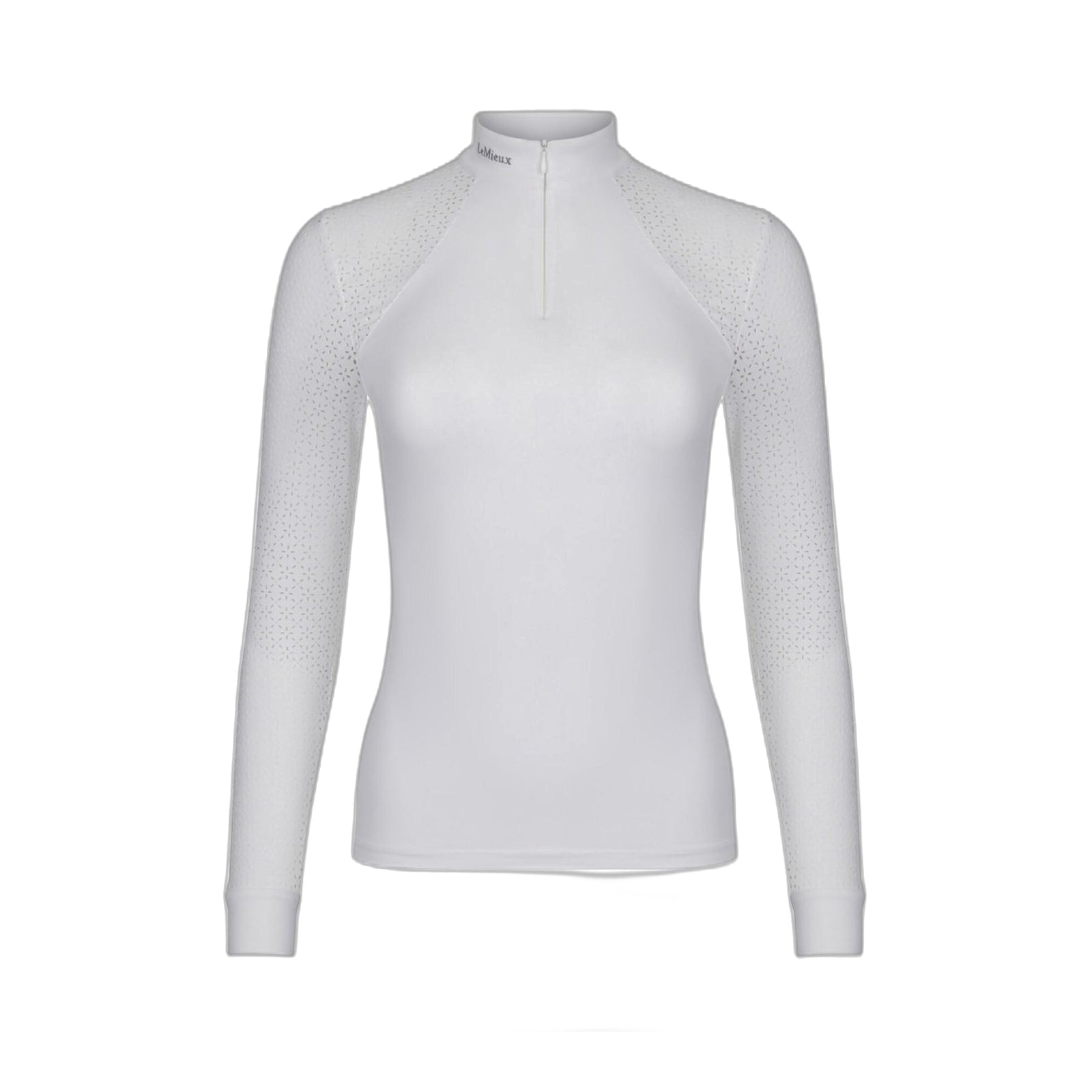 Lemieux olivia long sleeve show shirt white - neutra