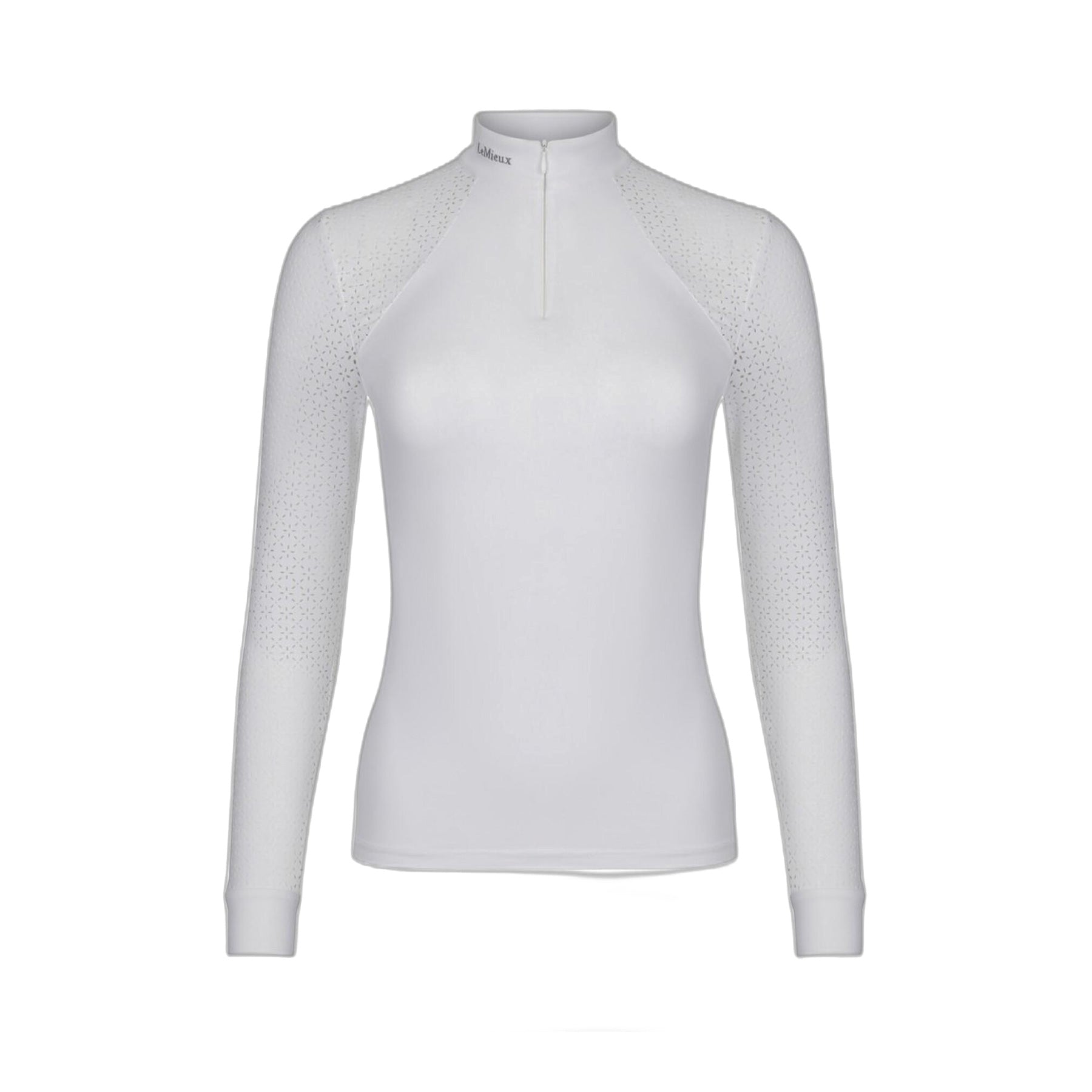 Lemieux olivia long sleeve show shirt white - neutra