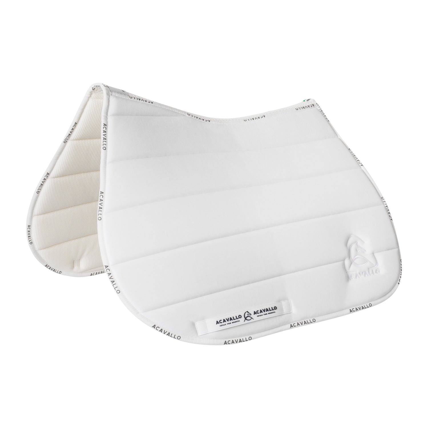 Acavallo quilted louvre square pad jump w/logo (offerta) - neutra