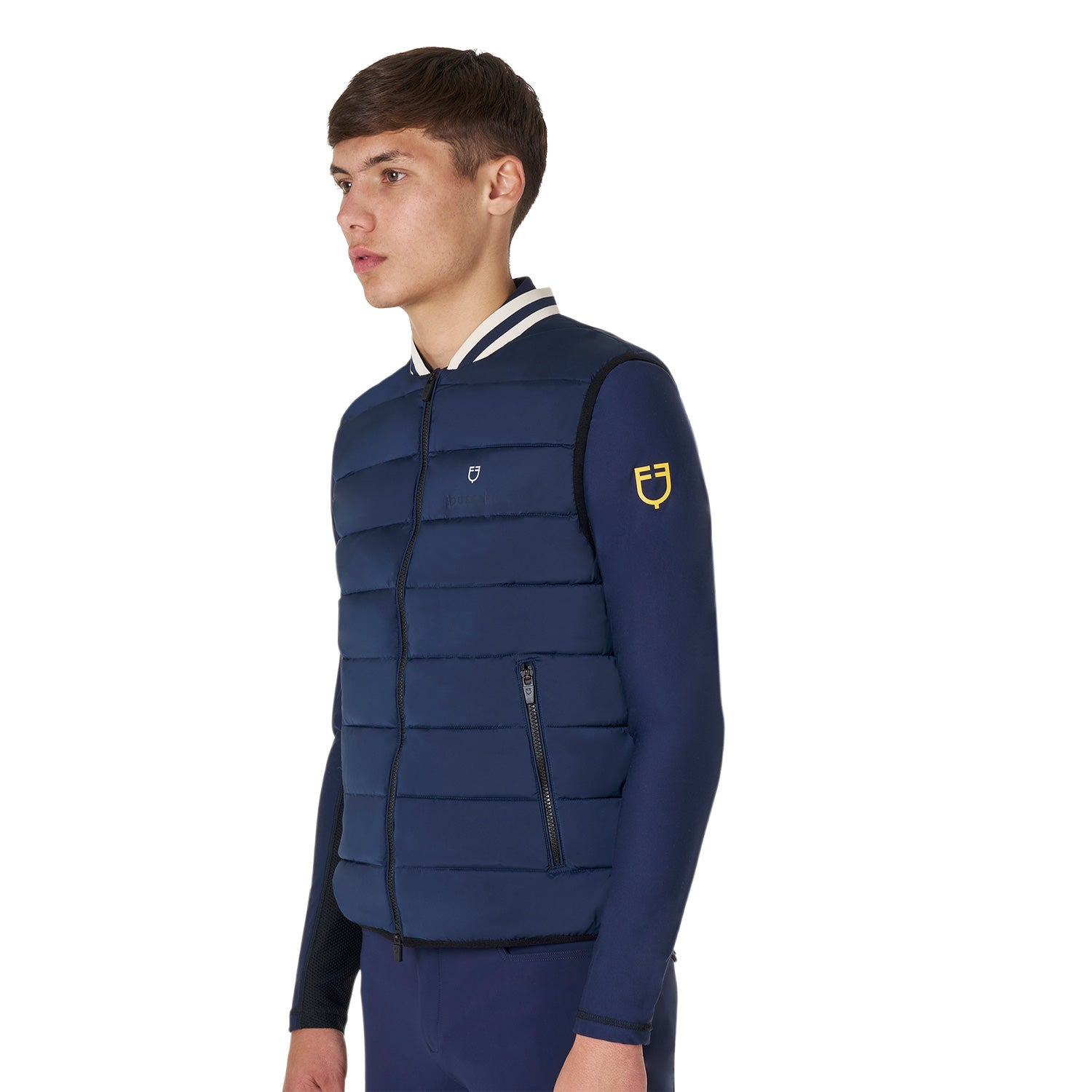 Equestro men's nylon vest - Colore NAVY BLAZER (19-3923)