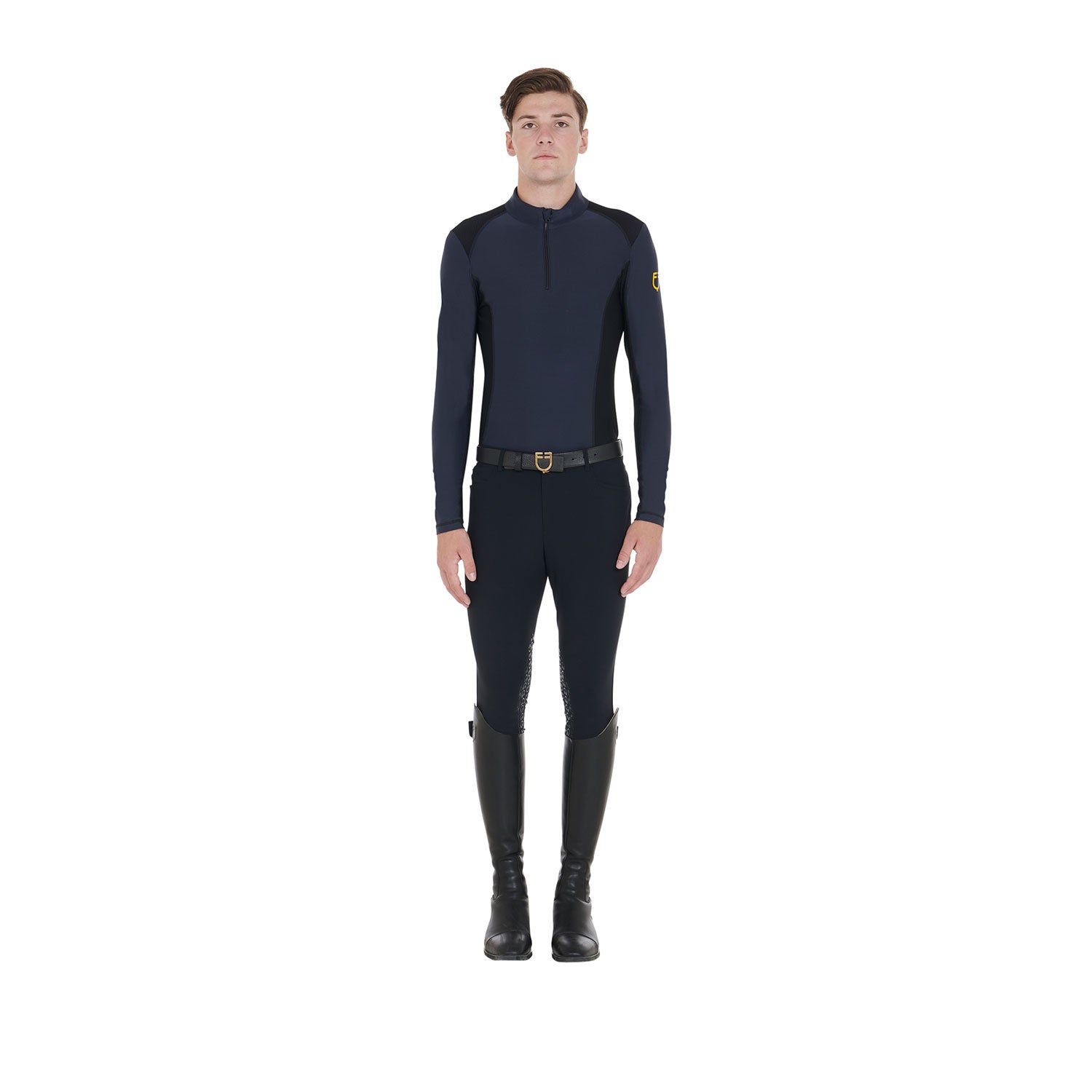 Equestro man  technical training polo - Colore NAVY BLAZER (19-3923)