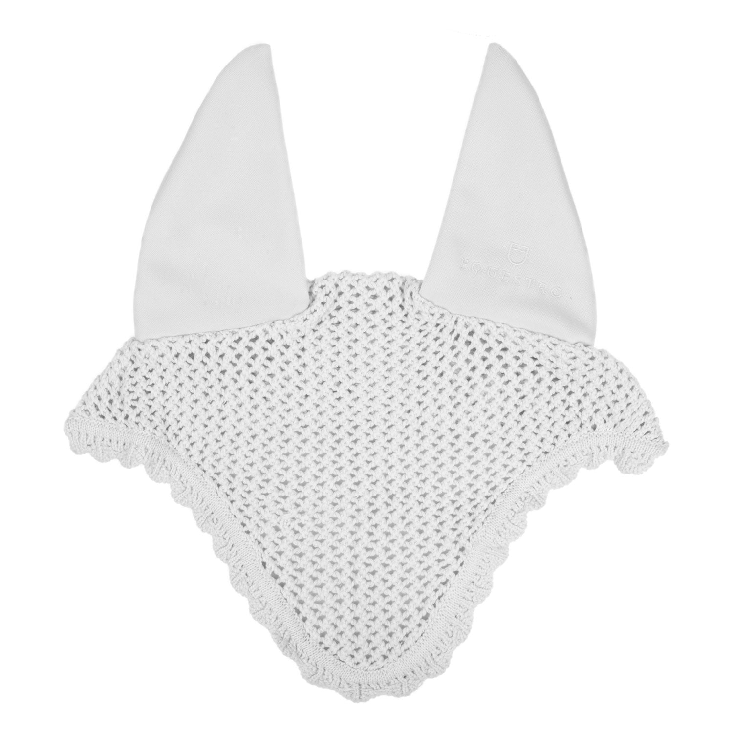 Equestro cuffietta cotone c/orecchie elasticizzate - Colore WHITE