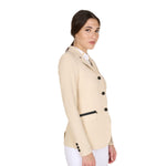 Equestro technical woman riding jacket 1/2 mesh - Colore BEIGE
