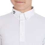 Equestro polo bambino manica lunga modello avetis - Colore WHITE