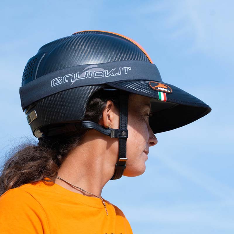 Visiera Parasole eQuick Aura - compatibile con tutti i caschi equitazione