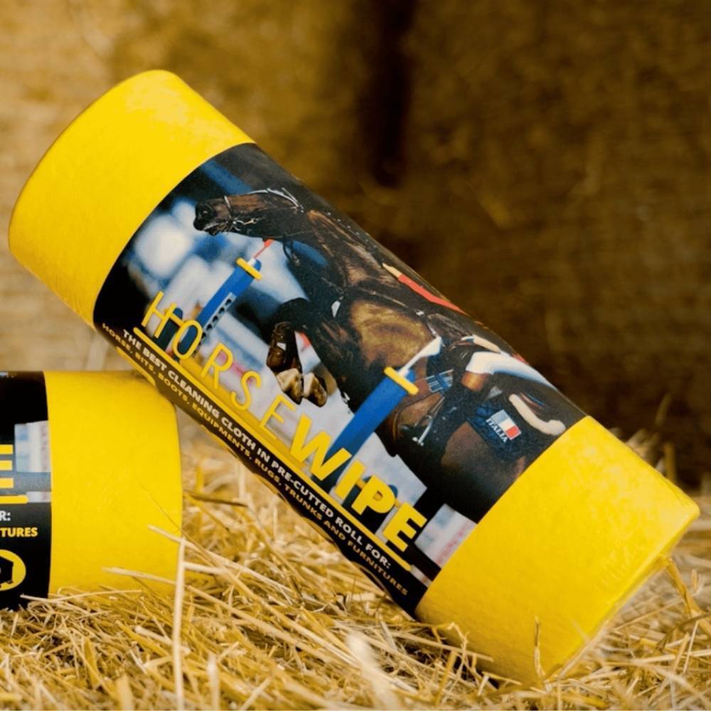 2 Rotoli Panno Multiuso 35x35 50 Strappi Horse Wipe