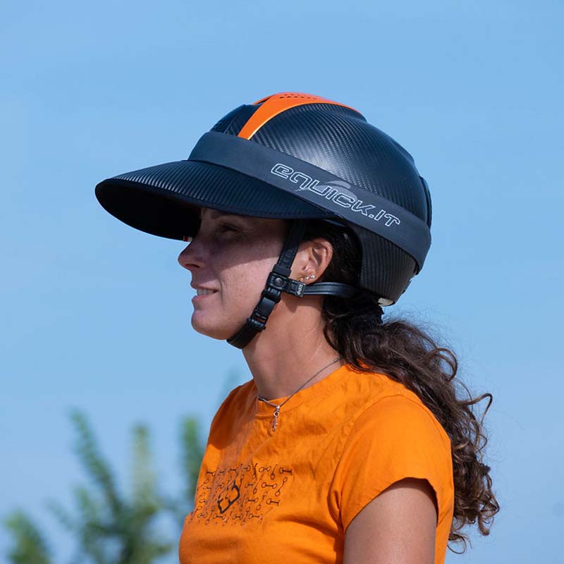 Visiera Parasole eQuick Aura - compatibile con tutti i caschi equitazione
