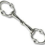 Imboccatura a Filetto elevatore ad oliva snodato in acciaio inox