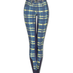 Pantaloni equitazione da donna fantasia a quadri breeches hazel