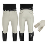 Pantalone equitazione da uomo aderente in tessuto tecnico equestro mod. luca
