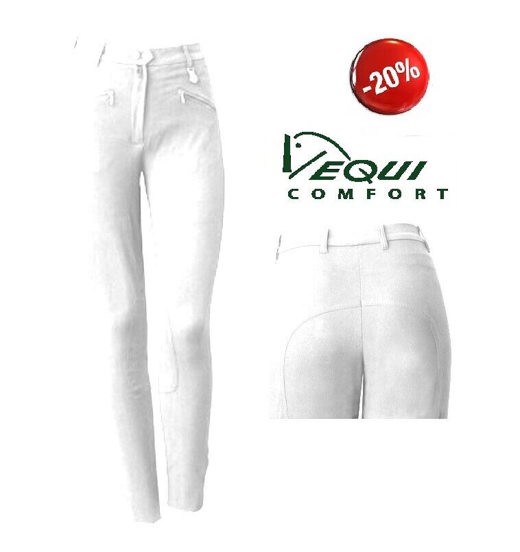 PANTALONE EQUITAZIONE DONNA IN COTONE ANATOMICO EQUI COMFORT MOD. ATENA