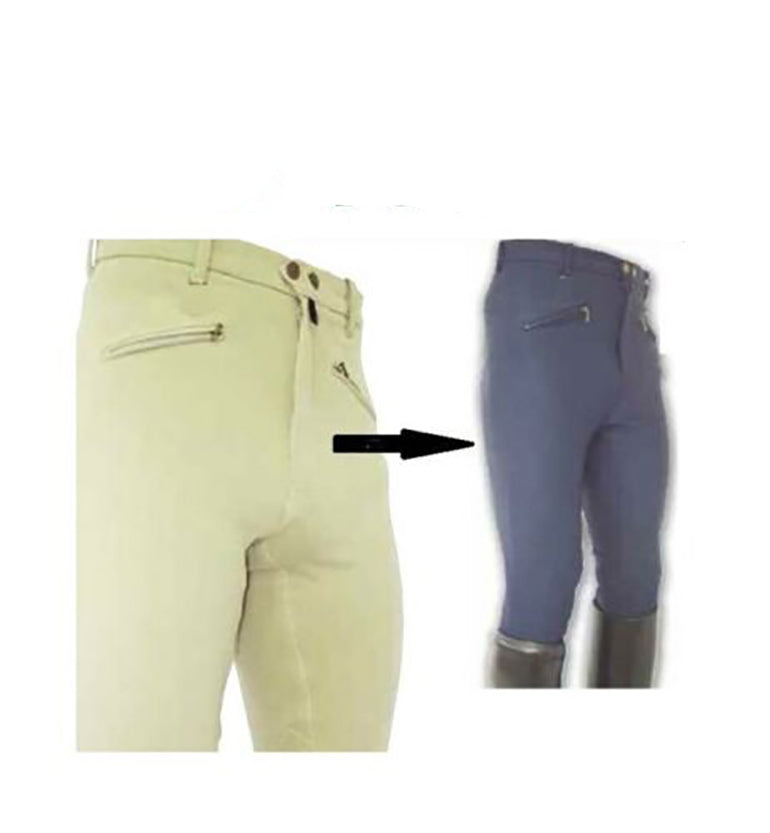 Pantalone equitazione da uomo in cotone bielastico