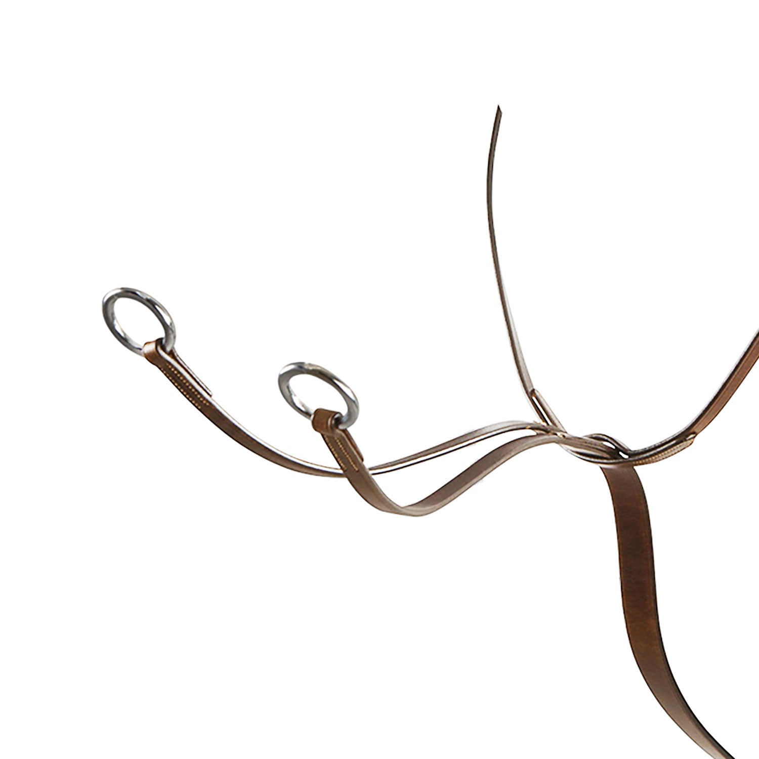 Pettorale a collier in cuoio Equestro regolabile con fibbie in acciaio