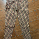 Pantalone equitazione bambina koala sports fantasia a quadri taglia 38