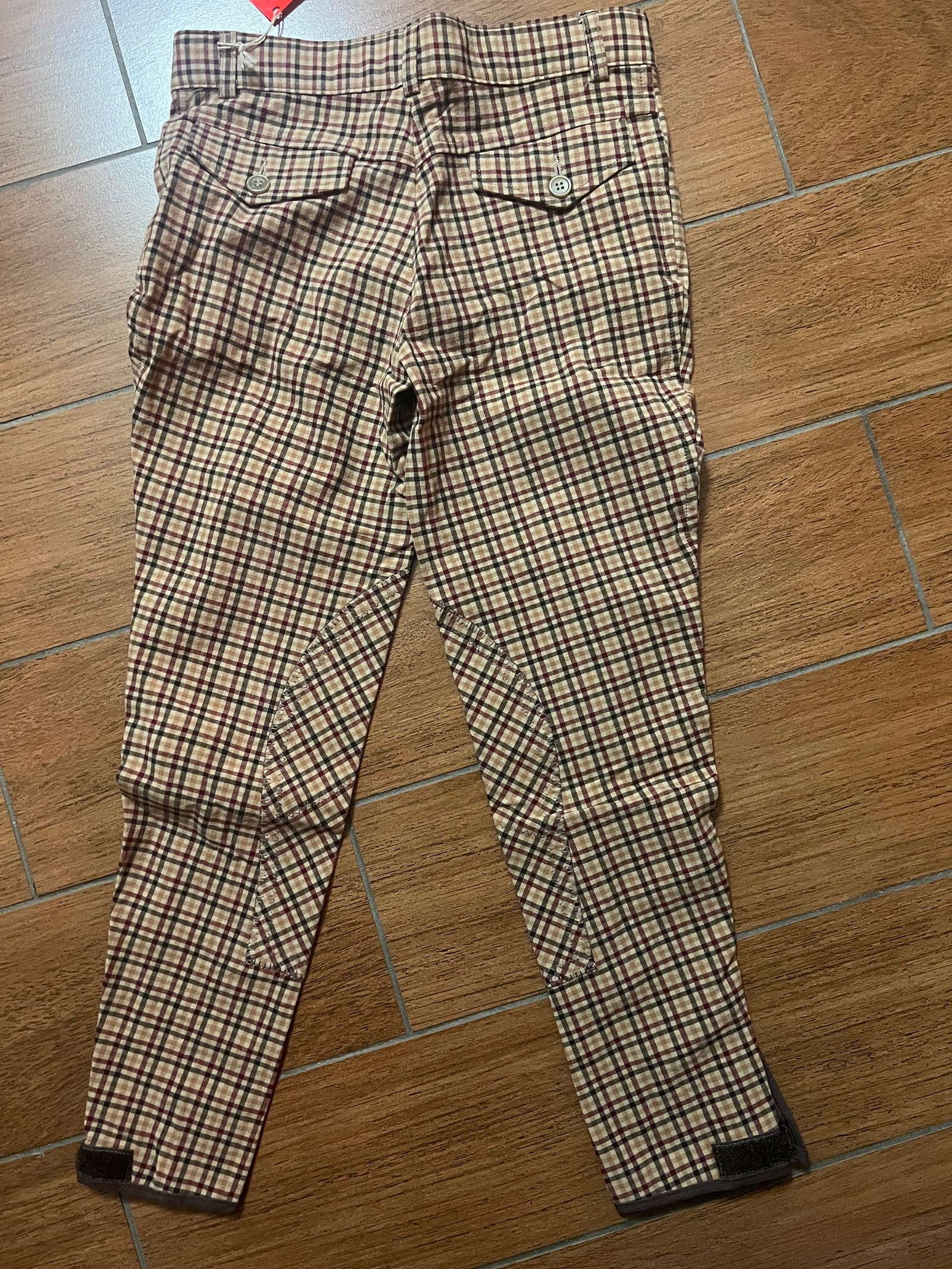 Pantalone equitazione bambina koala sports fantasia a quadri taglia 38