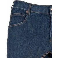 Pantaloni jeans uomo Jodhpur modello Texas blu scuro/blu scuro
