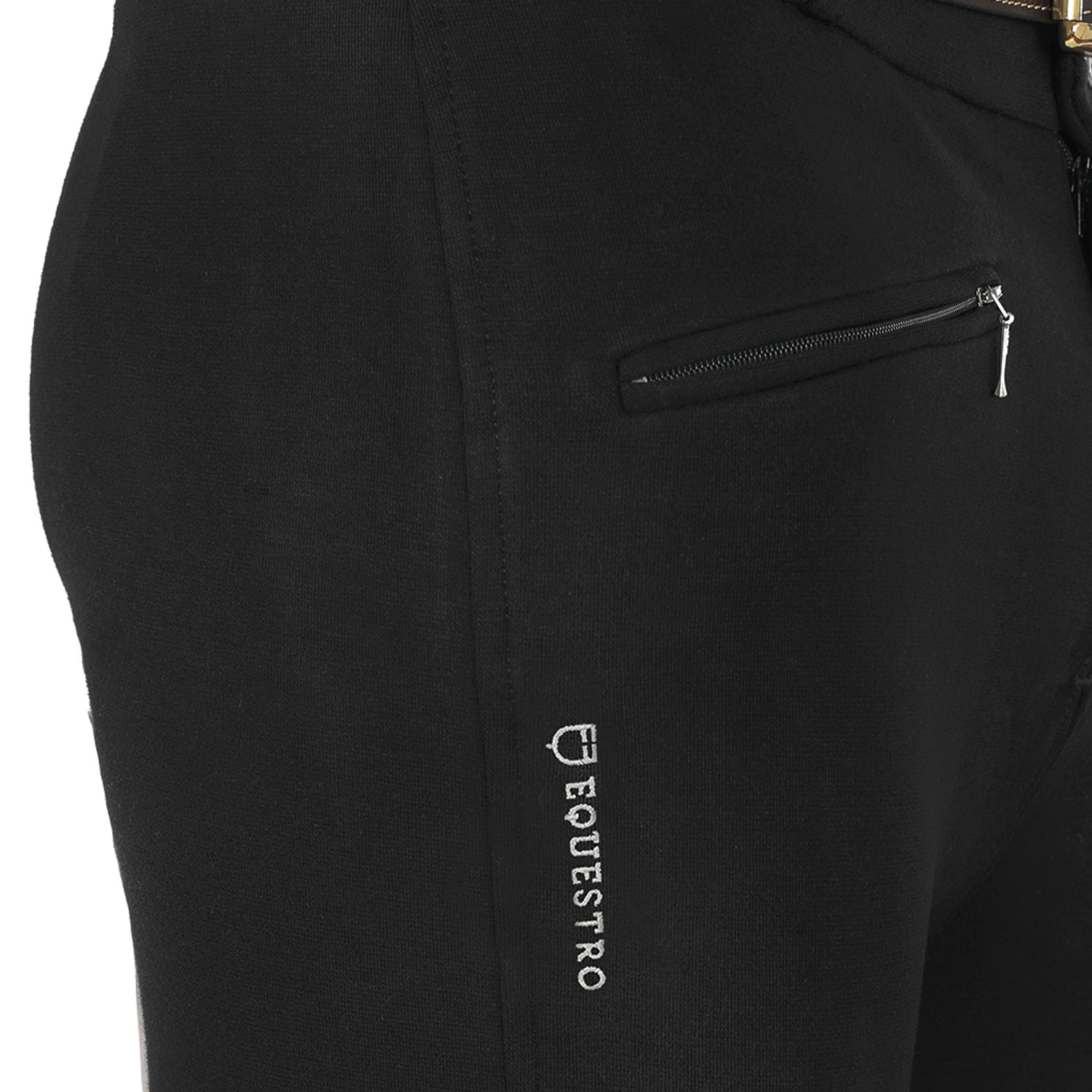 Pantaloni Uomo in cotone elasticizzato Equestro Crono per Stagione Fredda