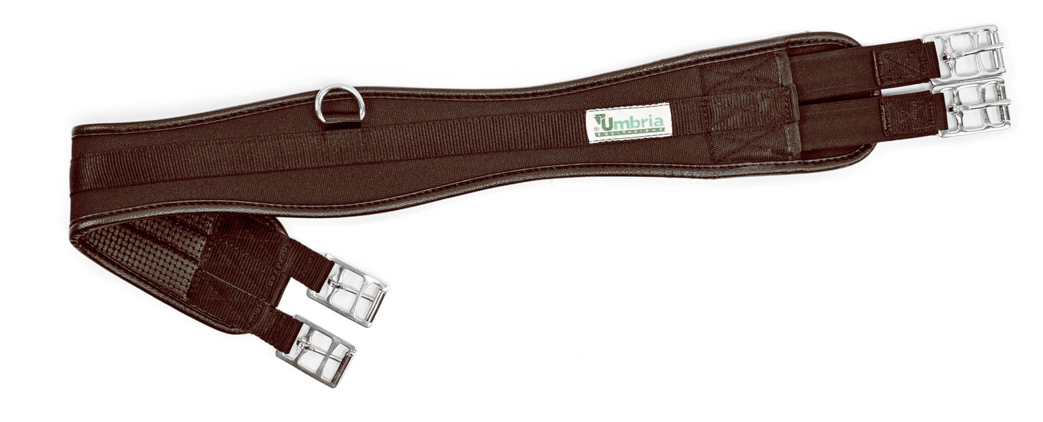 Sottopancia inglese in neoprene sagomato con cinghie e fibbia elastica